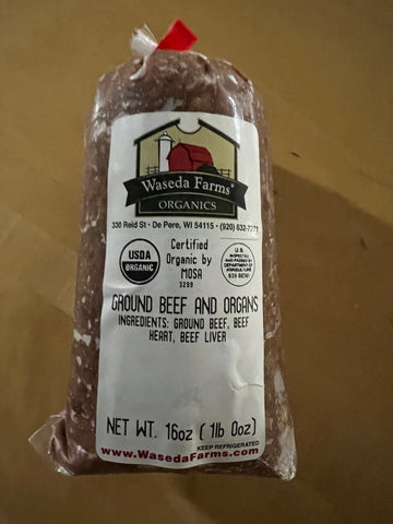 Beef Ground with Heart Meat and Liver Added 1 lb