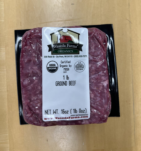 Beef Package - 12 Pounds of Ground Package - Certified Organic - Grass Fed