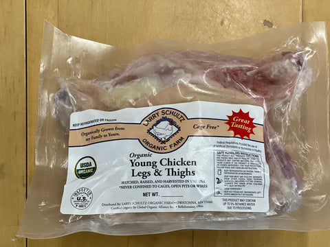 Chicken Legs and Thighs - Certified Organic - Pasture Raised