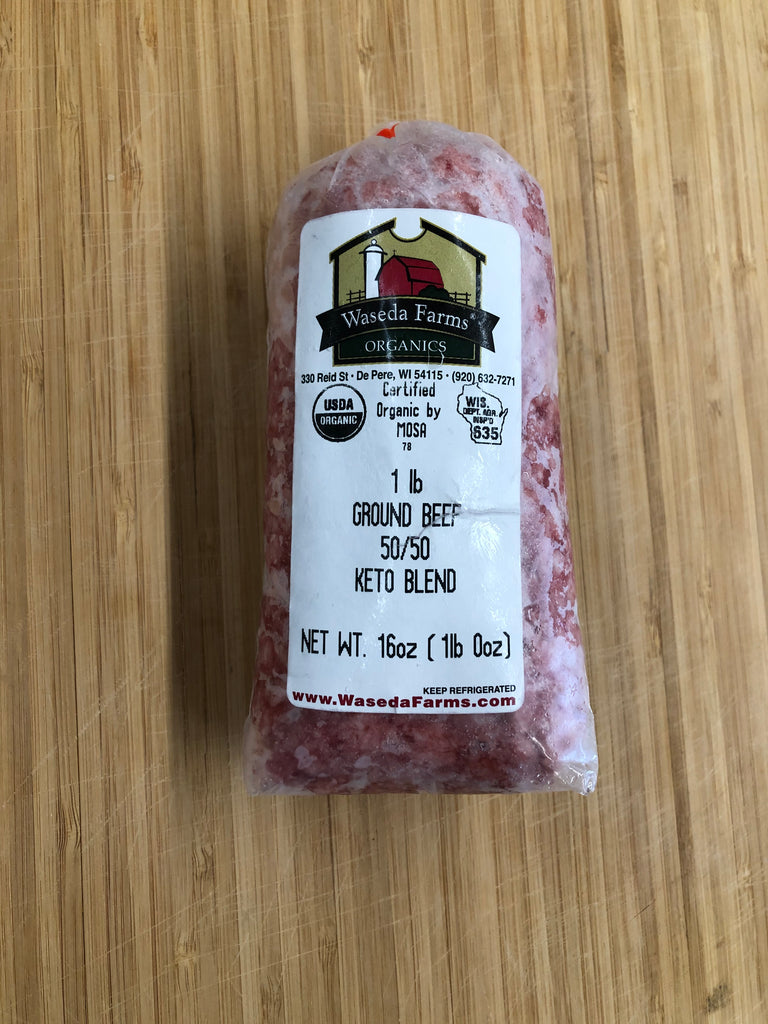 Ground Beef 50% Fat - 50% Lean - Certified Organic - Grass Fed – Waseda ...
