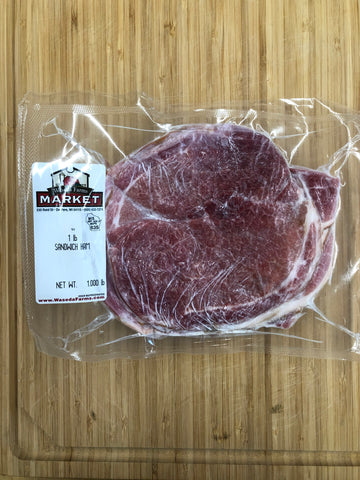 Deli Sliced Ham -Ham Slices - Uncured - Organically Raised - Berkshire